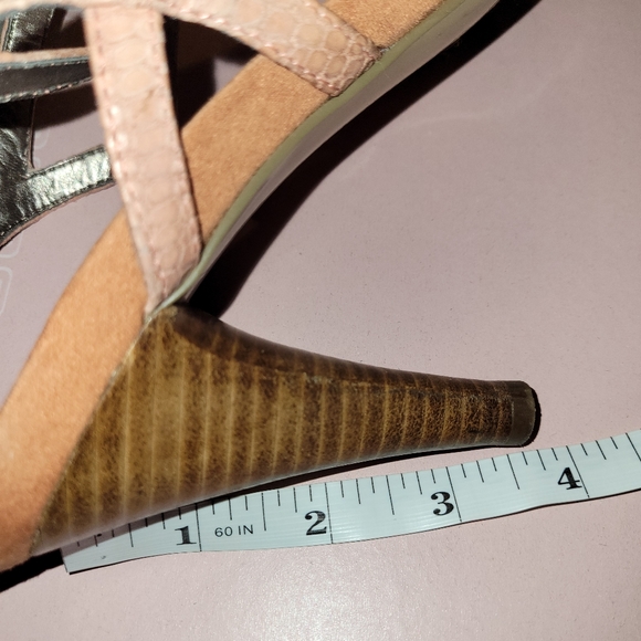 Bandolino medium orange high heel sandal size 9 - Picture 7 of 7